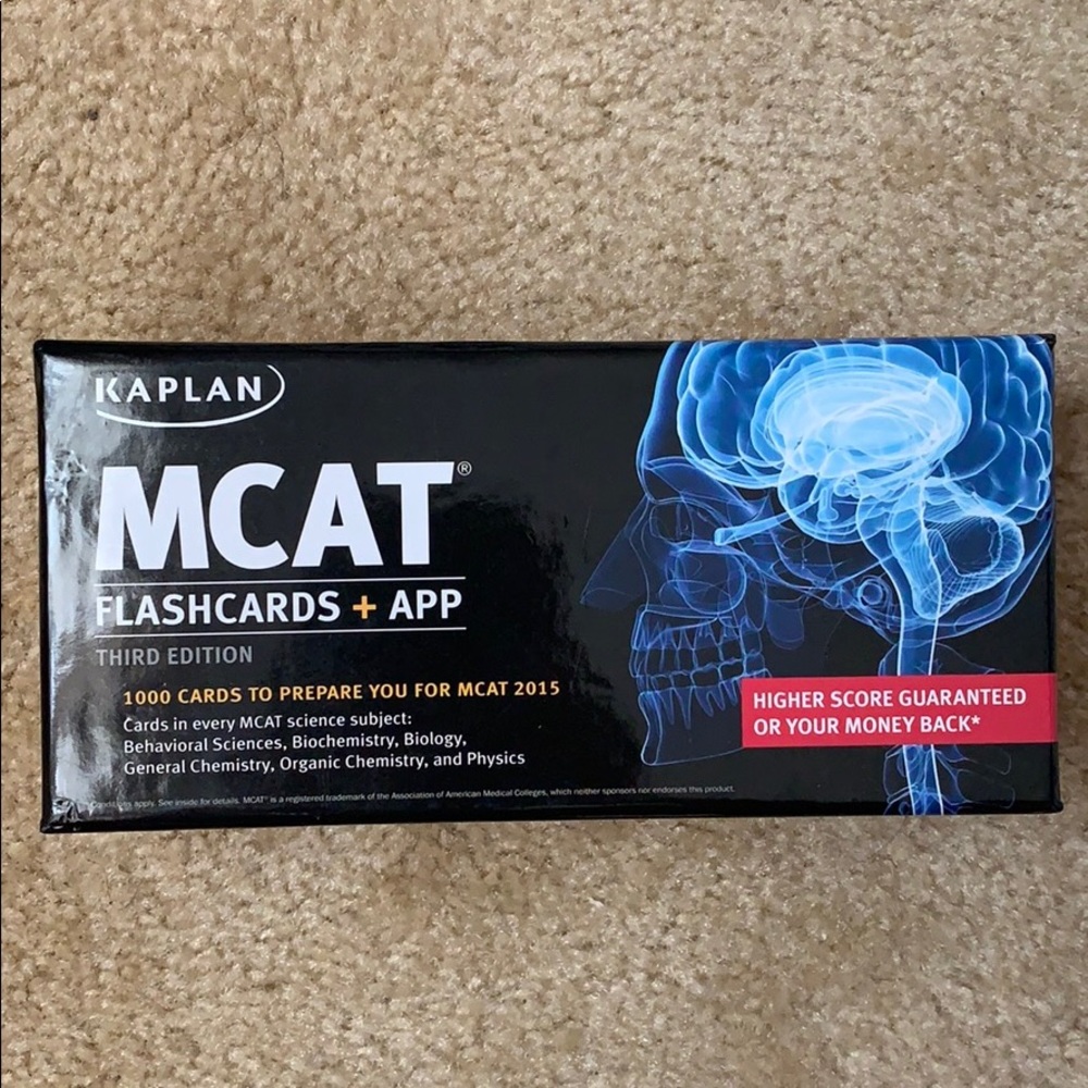 MCAT flash cards + app